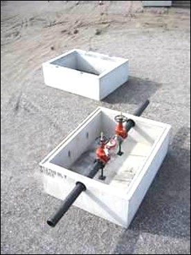 inside a utility vault
