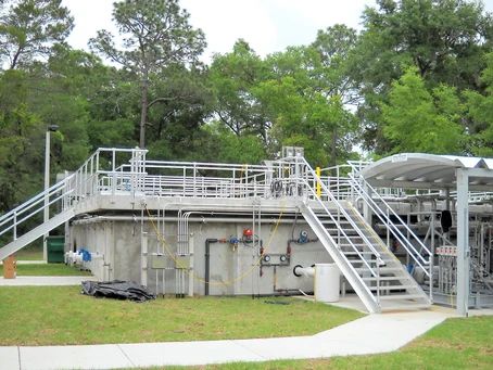 waste water treatment plant
